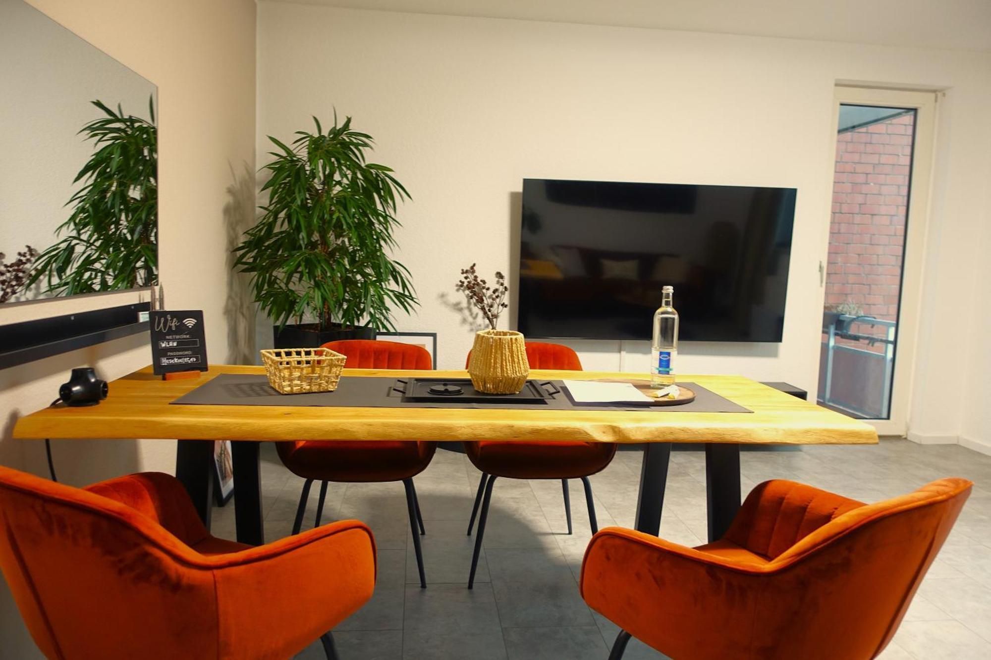 Getaway Apartment - Balkon - Kueche - Ruhe - Waesche - S-Bahn - 60 Qm 뒤스부르크 외부 사진