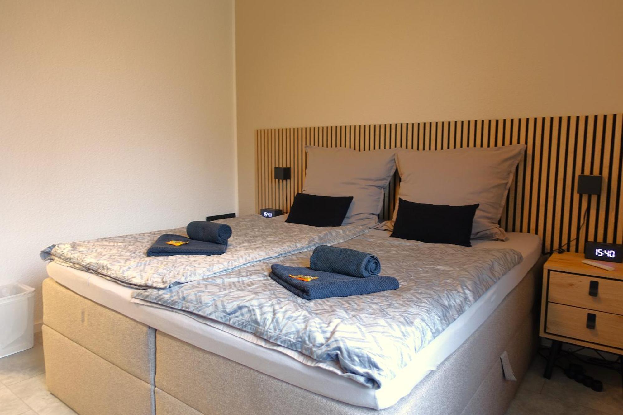 Getaway Apartment - Balkon - Kueche - Ruhe - Waesche - S-Bahn - 60 Qm 뒤스부르크 외부 사진